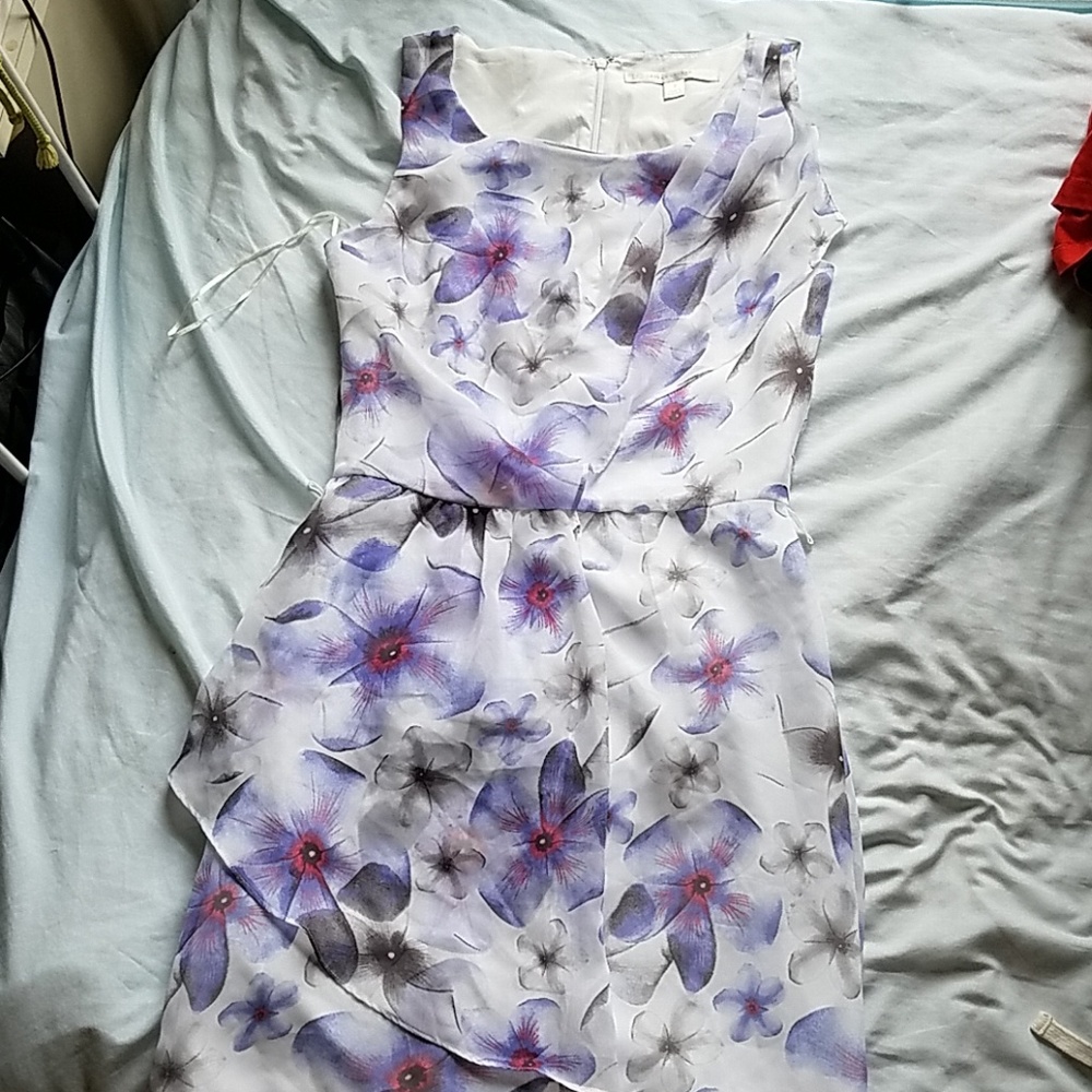 Lauren Conrad Sleeveless Flower Dress Size 2